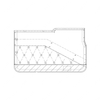 WWS 53302M7075DD DOOR UPS-LH POCKET MESA