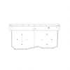 WWS 54001M3558BF CAB INTERIOR UPHOLSTERY-HEADLINER,CAB,DA