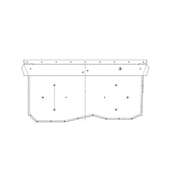 WWS 54001M3558BF CAB INTERIOR UPHOLSTERY-HEADLINER,CAB,DA