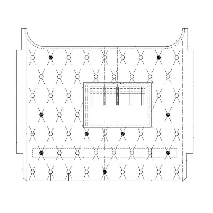 WWS 54003M3533DC MESA CENTER REARWALL