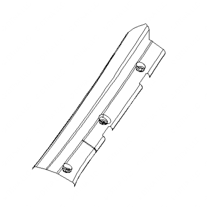 WWS 54012G7082S TRIM-A-POST,SOFT TOUCH,GREY