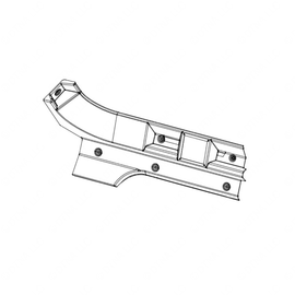 WWS 54012G7300H CANTRAIL-LH W/CURT WO LT