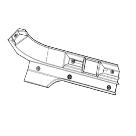 WWS 54012T7356S COVER-CANTRAIL,DAYCAB,W/LIGHT,W/CURTAIN,
