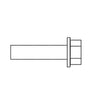 WWS 544500 SCREW,HEX TAP .25X20