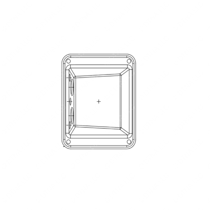 WWS 59407-3409 HOUSING-TV/VCR RECEP