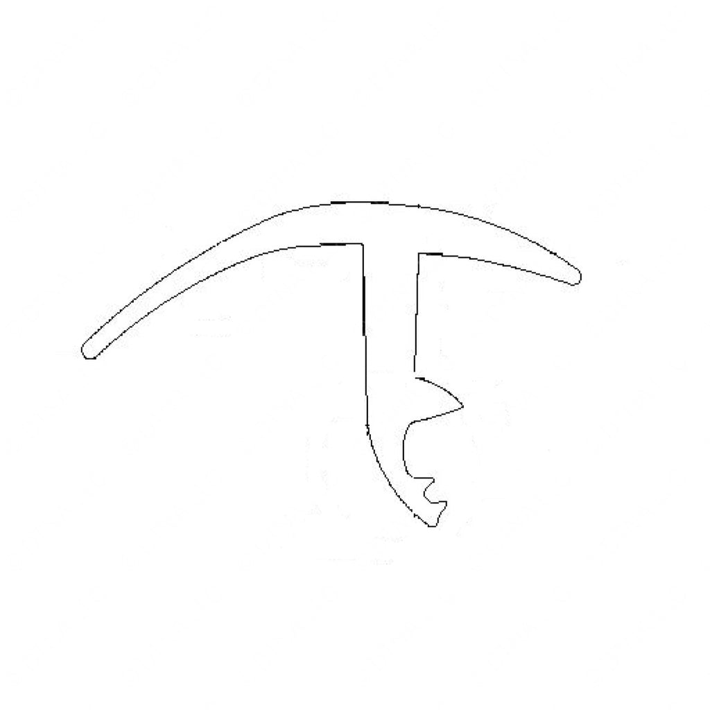 WWS 63327-3406-2435 EXTRUSION, GLASS SEAL