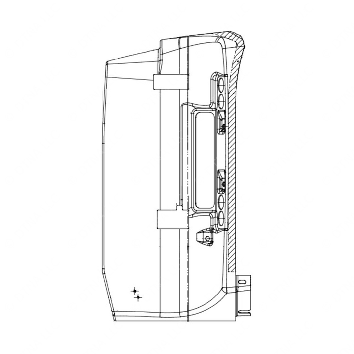 WWS 67005R3588 PANEL, SIDE COWL 49FX