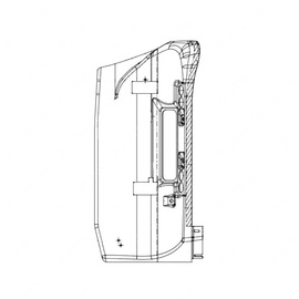 WWS 67005R7004 PANEL, COWL RH SIDE 4