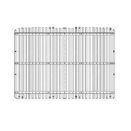 WWS 67205-3492 GRILLE, RAD MOUNT H/D