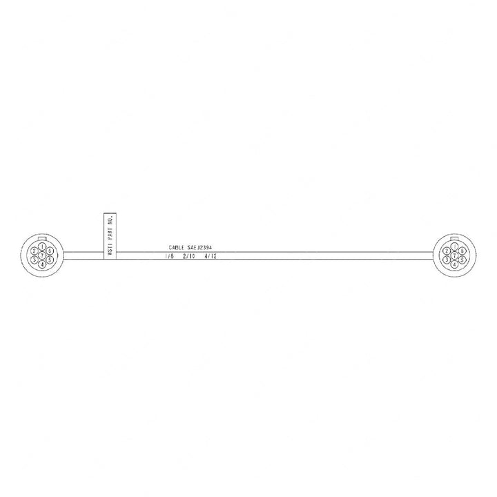 WWS 89104-3404-168 CABLE AY-7WIRE PLUG