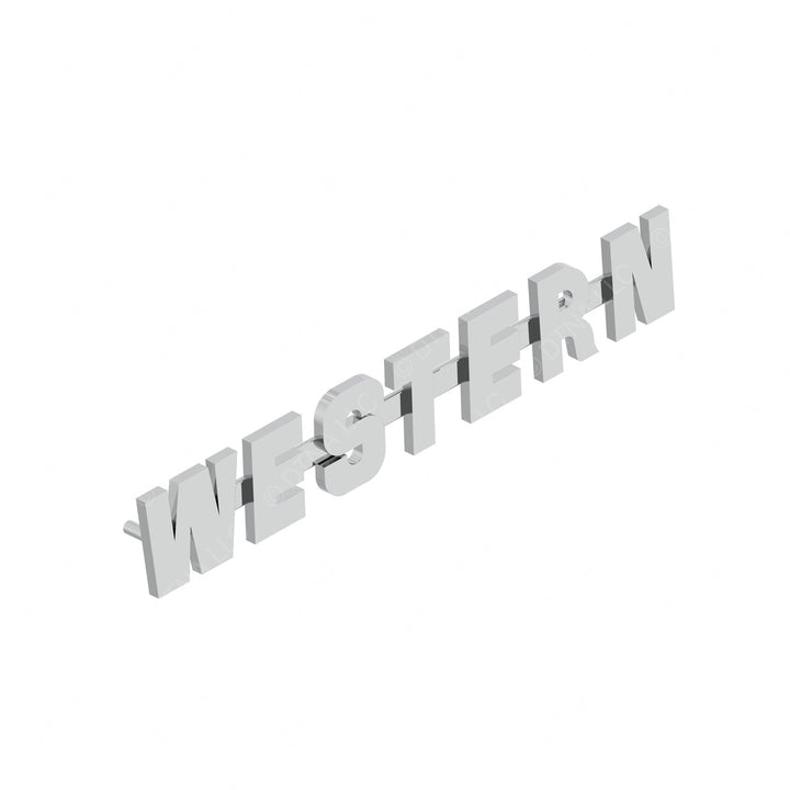 WWS 9004728 NAMEPLATE, WESTERN