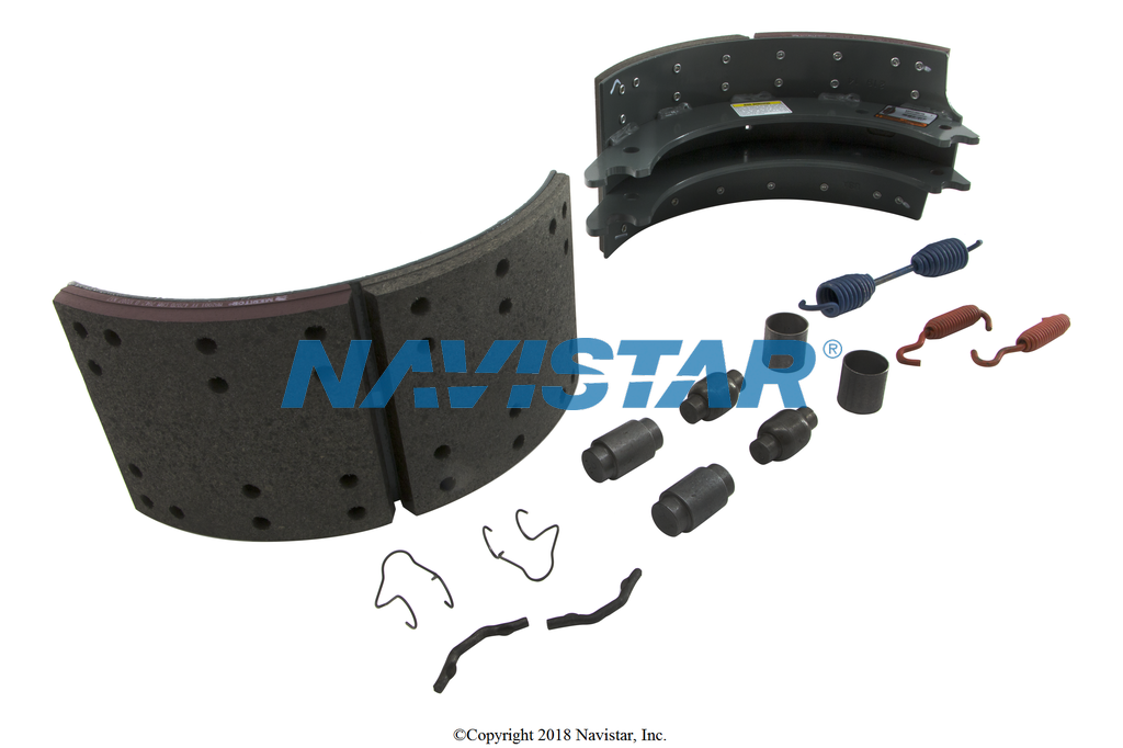 XK20014707QP BRAKE SHOE KIT, REMANUFACTURED