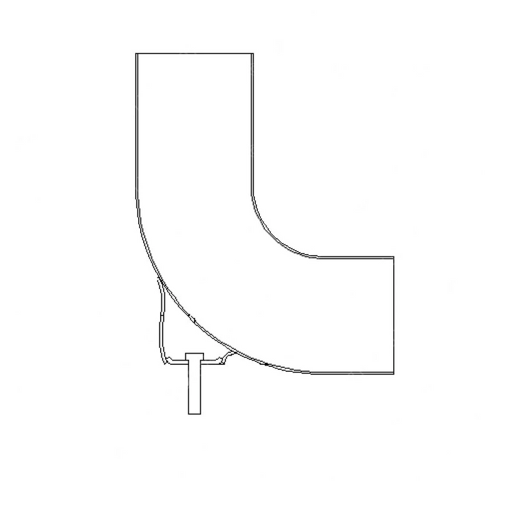 A04-17476-001 ELBOW-EXHAUST,MUFFLER MOUNTING,CHROME
