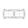 A06-15605-003 HEADLAMP-DUAL RECTANGULAR,OFFSET,HAL,RH