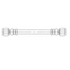 A07-20716-070 HOSE AY-WIRE BRD,STL, 16,70 in.