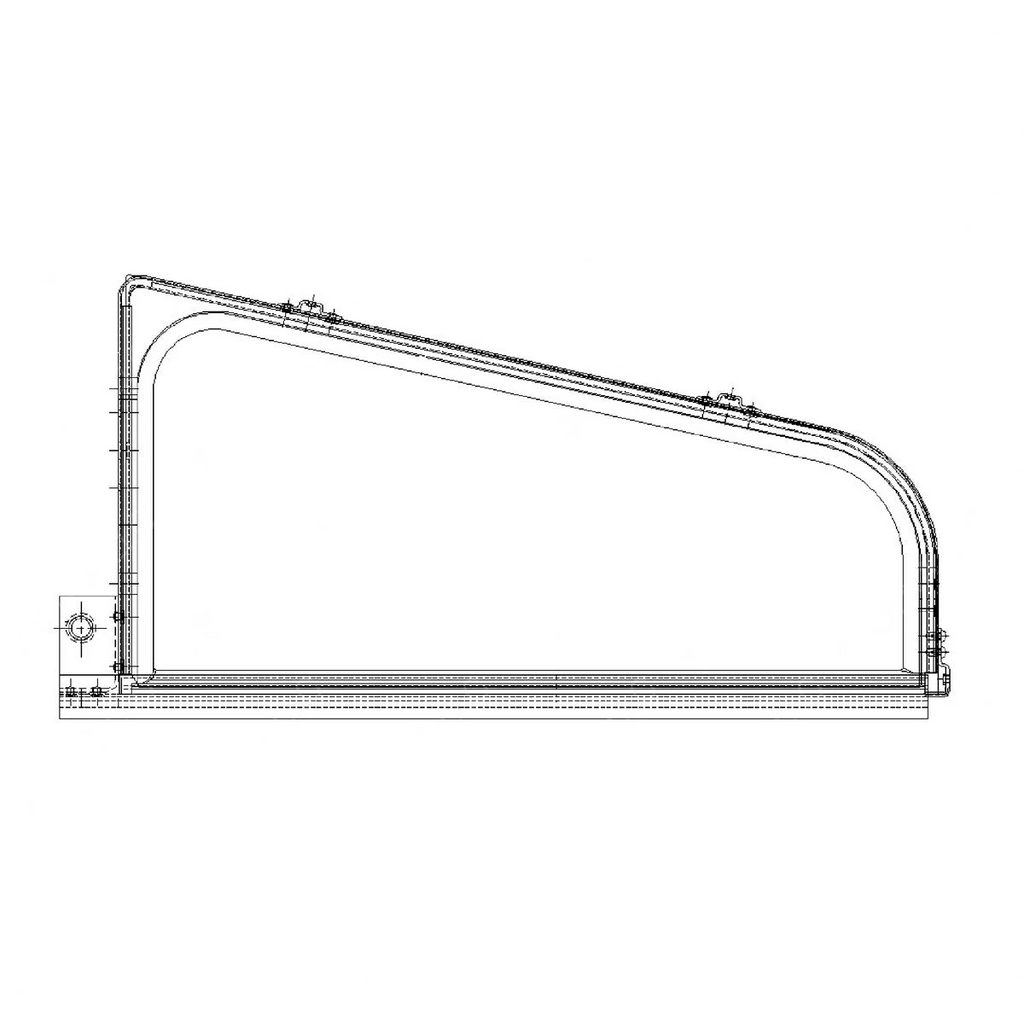 A18-27824-000 WINDOW ASSY, VENT LH