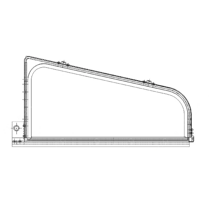 A18-27824-001 WINDOW ASSY, VENT RH
