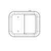 A18-68371-001 HANDLE-RELEASE,INT,PTD,DOOR,RH