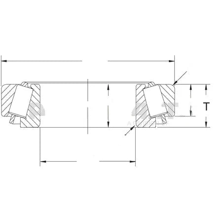 BW3720 BEARING-RLR TPRD CUP SGL 3.67OD X 0.94W