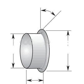 EN50FC CONNECTOR-FLARED (CUMMINS) 5"
