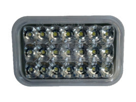 FLTBU50021W 5 WHITE RECTANGULAR BACK-UP,