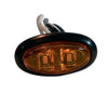 FLTCM21002A MINI AMBER OVAL CM W/GROMMET,