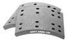 FLTEN1308EK BRAKE SHOE KIT, ABEX FRICTION,