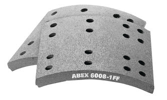 FLTEN1308EK BRAKE SHOE KIT, ABEX FRICTION,