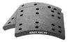 FLTEX4709E2K BRAKE SHOE KIT, ABEX FRICTION,