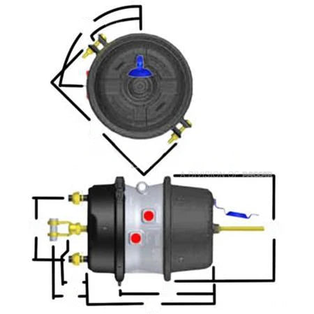 GC3636CW CHAMBER-BRAKE HALDEX 3036