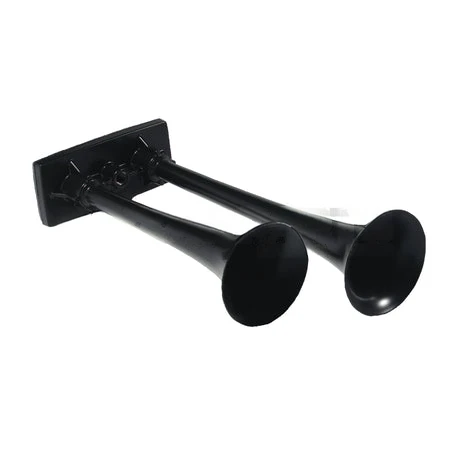 H00640R HORN-DUAL UNDERHOOD BLK