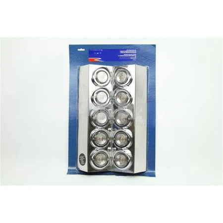 MD4327 BAR-LIGHT A/C T8SPLIT 13"DON 2"RND CLR 5