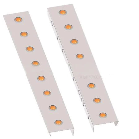 MD8393 BAR-A/C LIGHT FR PB PRM 3/4" RND AMB LED