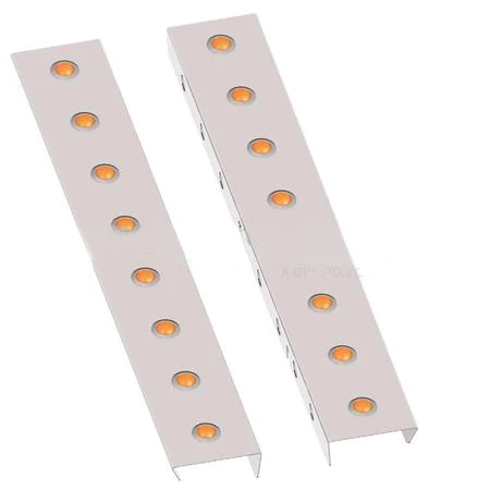 MD8393 BAR-A/C LIGHT FR PB PRM 3/4" RND AMB LED