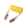PE12900 CABLE-COILED ELECT, ISO, 12', MTL PLUGS